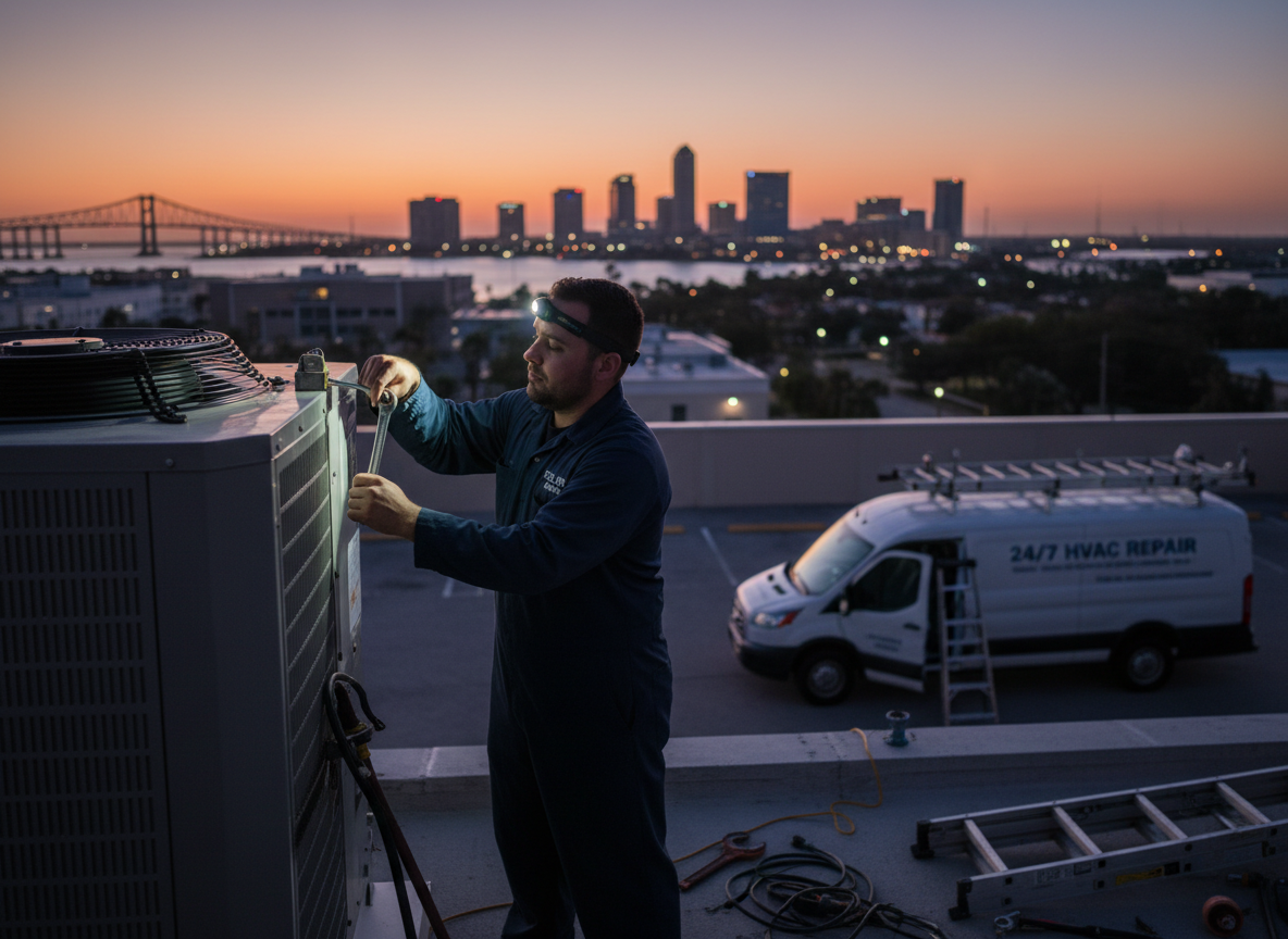 24/7 HVAC repair in Tampa bay area